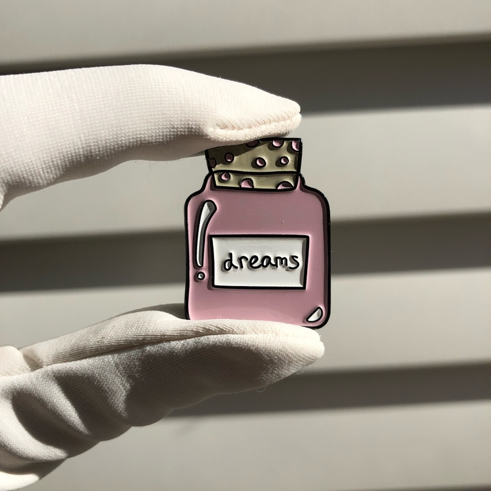 New Cottagecore Kawaii Dream Jar Enamel Pin